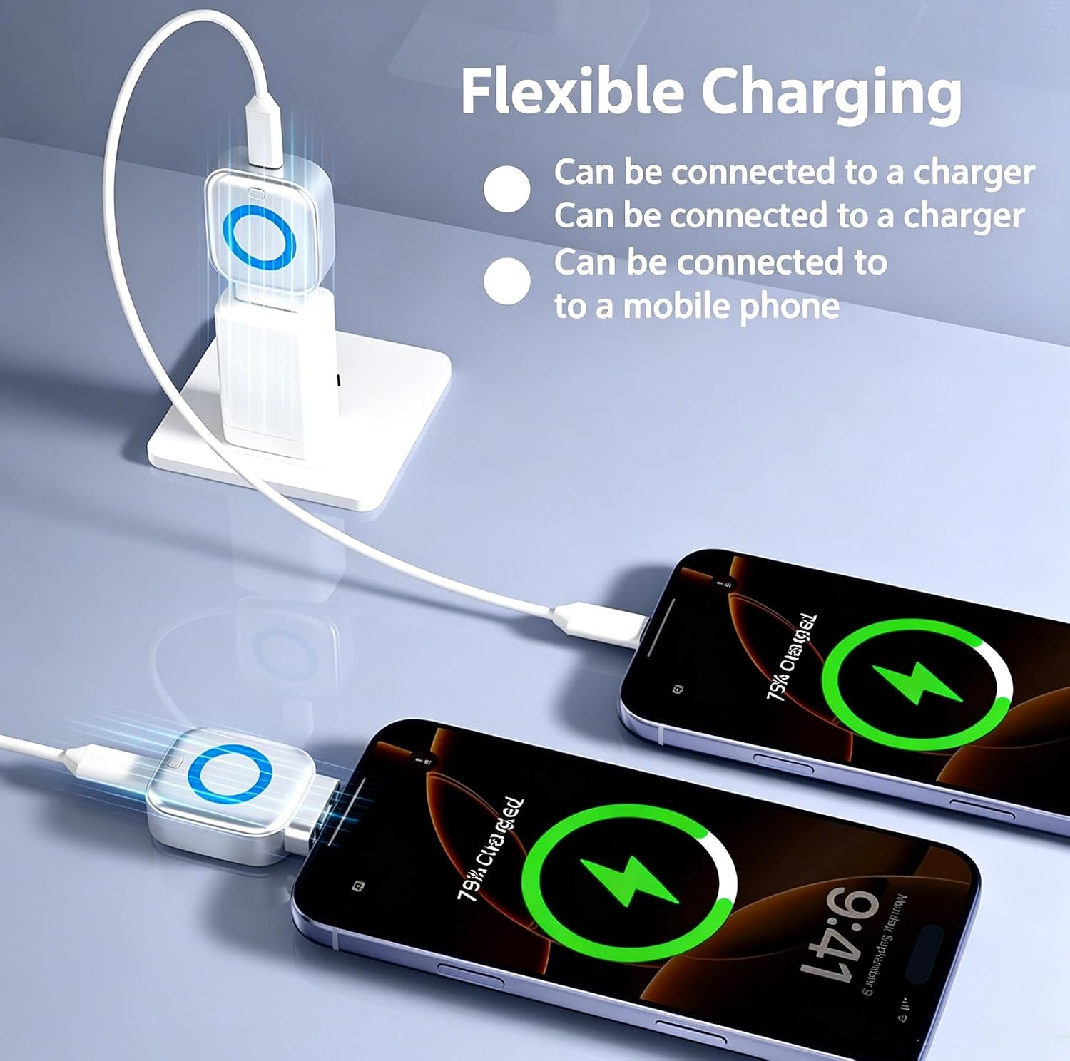 Flexible USB-C charging protector setup